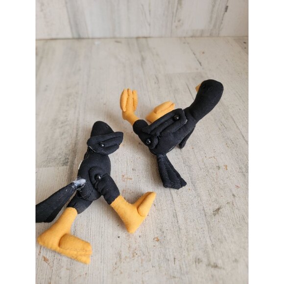 Vintage plush black crow Halloween set home decor - Picture 6 of 7